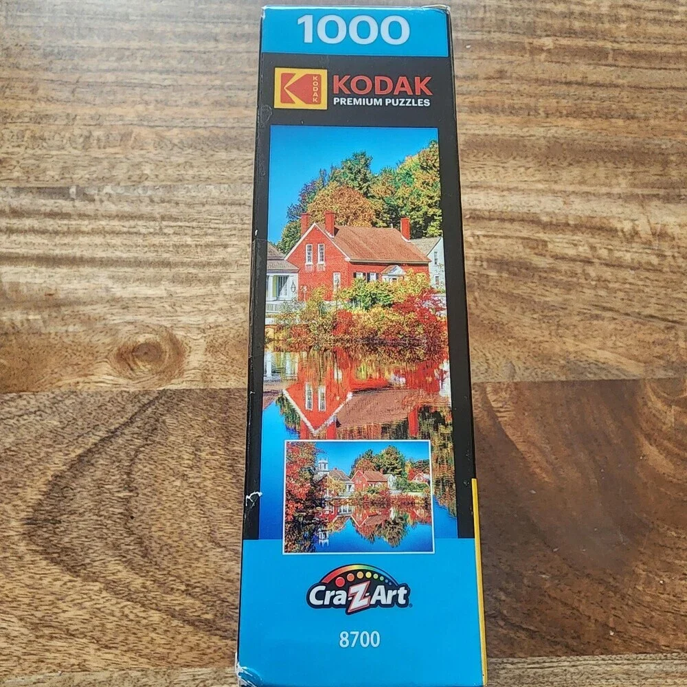 Kodak Premium Puzzles Autumn In Harrisville 1000 Pc Jigsaw Puzzle Multicolor